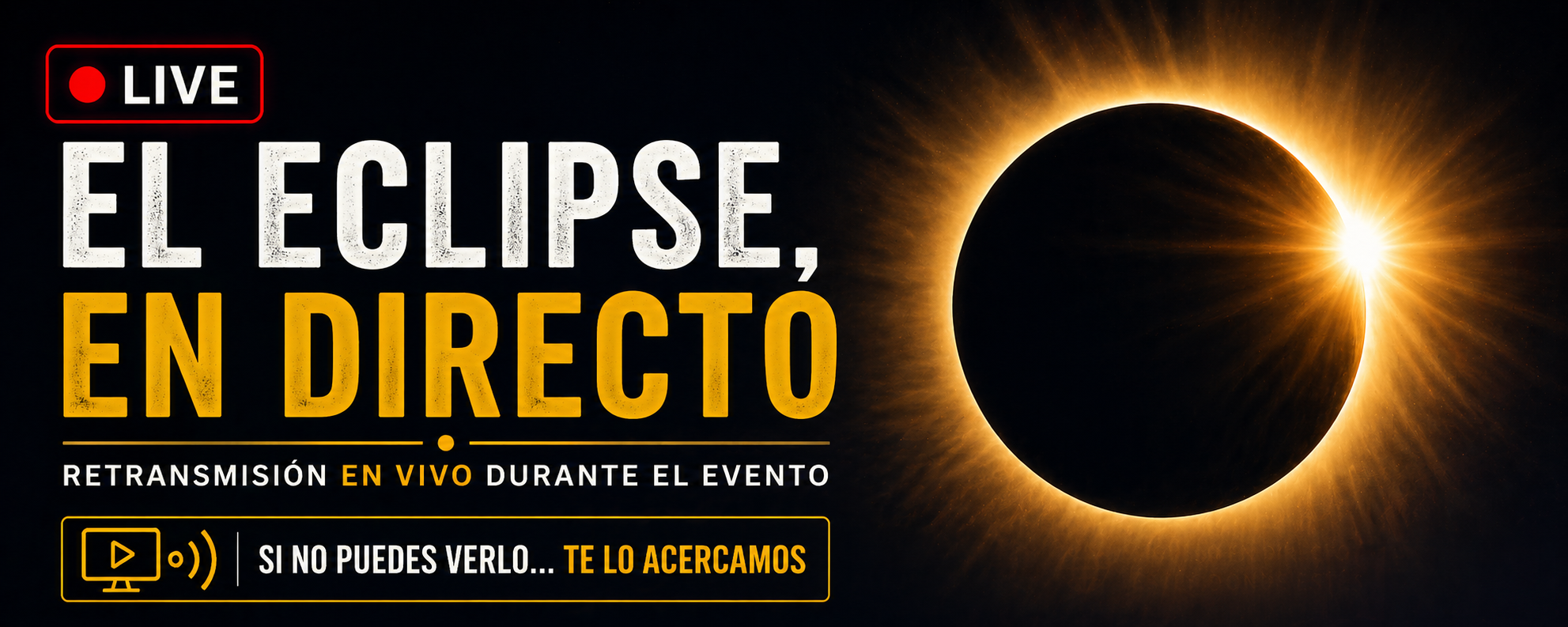 Retransmisión del eclipse desde Calar Alto