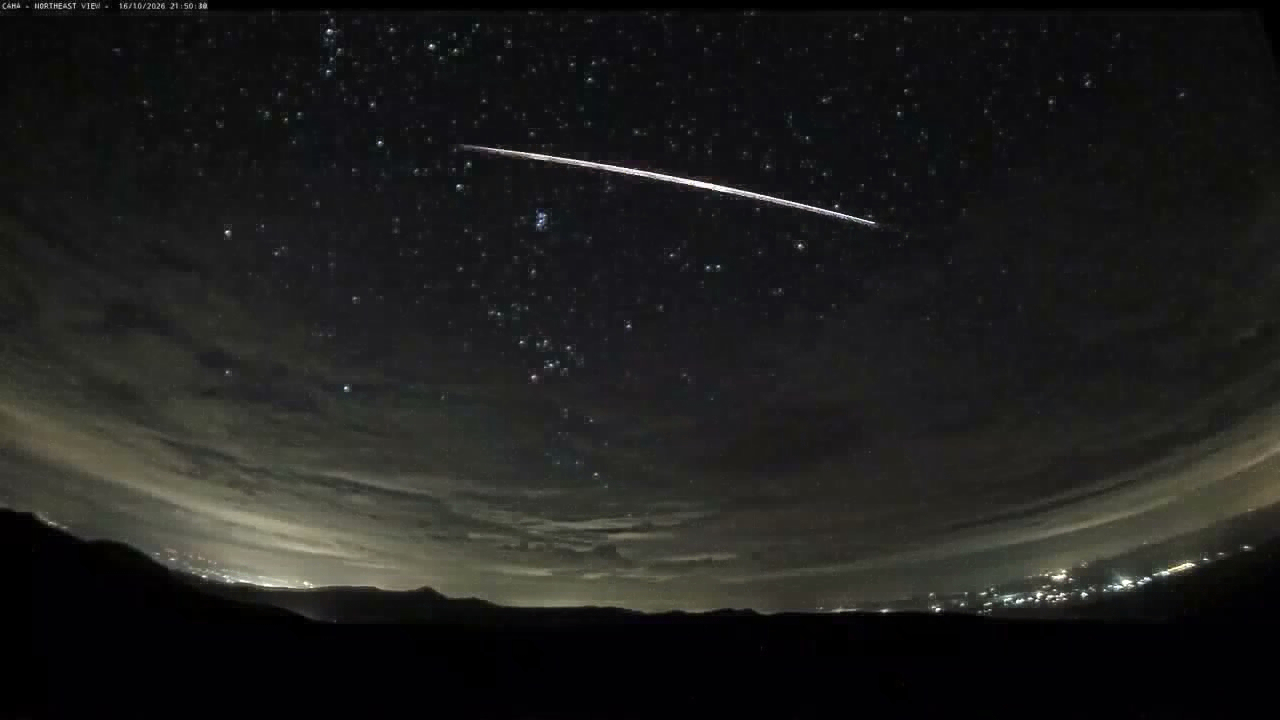 Meteoro registrado el 16 de octubre